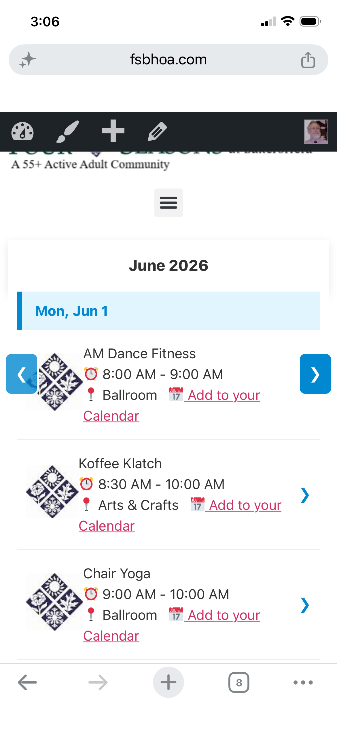 Mobile Agenda View